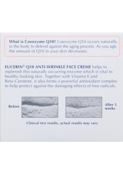 Q10 Anti-Wrinkle Yüz Kremi 48gr