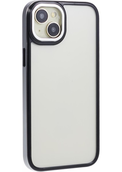 iPhone 13 Için 6.1 Inç/14 Cep Telefonu Kılıfı Galvanik Çerçeve Tpu+Pc Anti-Damla Kapak-Gümüş (Yurt Dışından) fiyatları