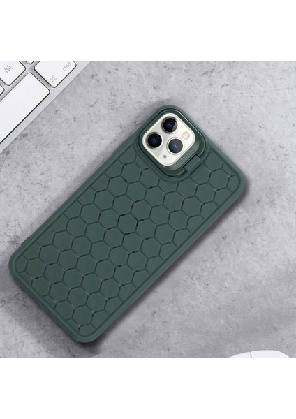 iPhone 11 Pro Için Kılıf Isı Dağılımı Darbeye Dayanıklı Tpu Telefon Kapağı, Kickstand-Ordu Yeşili (Yurt Dışından)