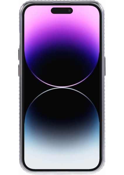iPhone 14 Pro Için Kılıf Çizilmez Yapay Elmas Dekor Yüzük Kickstand Tpu Telefon Kapağı-Gümüş (Yurt Dışından) indirimleri