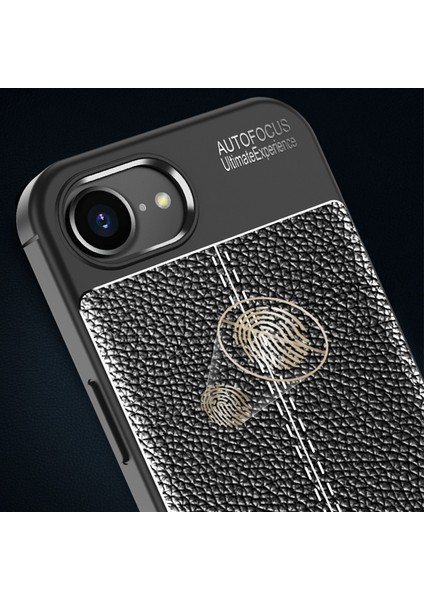 iPhone SE(2024)CEP Telefonu Kılıfı Litchi Texture Tpu Arka Kapak-Siyah (Yurt Dışından) indirimleri
