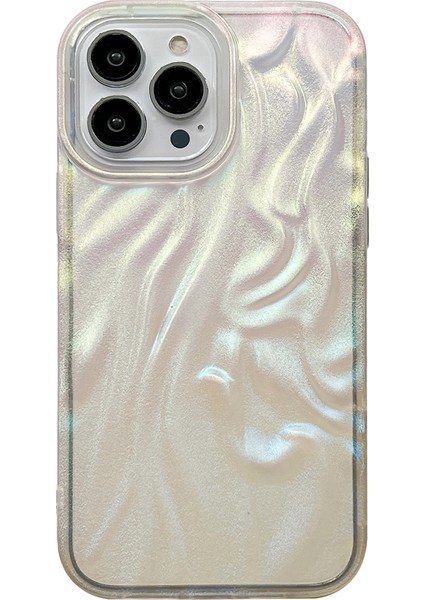 iPhone 15 Pro Max Için Mat Tpu Telefon Kapağı Galvanik Pileli Telefon Kılıfları-Şeffaf (Yurt Dışından)
