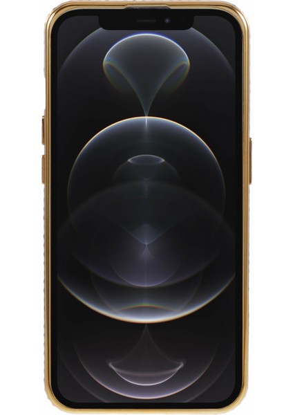iPhone 12 Pro Için 6.1 Inç Kılıf Rhinestones Dekor Darbeye Dayanıklı Tpu Telefon Kapağı-Altın (Yurt Dışından) fiyatları
