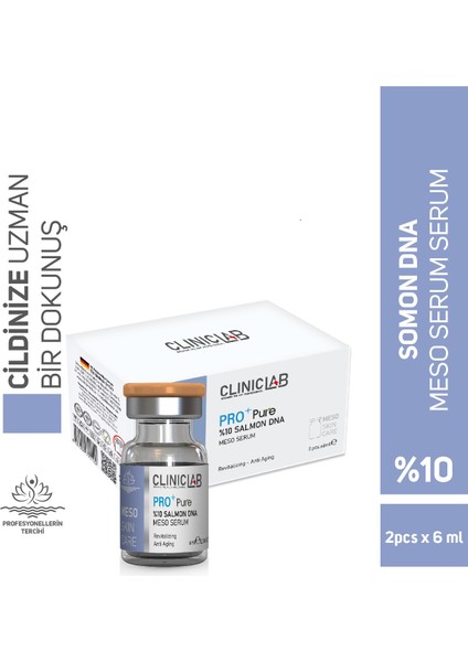 Pro+ Pure %10 Somon DNA Meso Serumu 6 mL x 2 adet