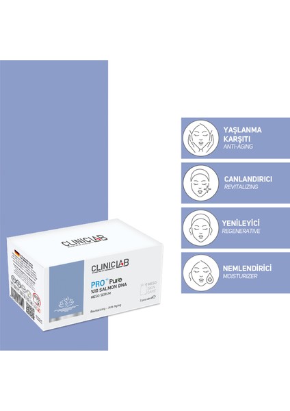 Pro+ Pure %10 Somon DNA Meso Serumu 6 mL x 2 adet