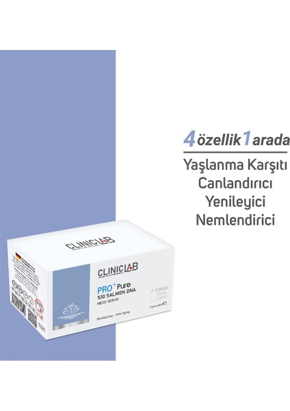 Pro+ Pure %10 Somon DNA Meso Serumu 6 mL x 2 adet