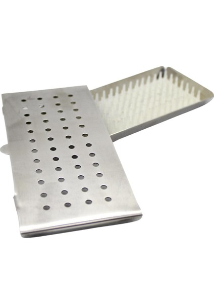 Cerrahi Metal Sterilizasyon Konteyner 14X6X1 cm Cerrahi Konteyner Tıbbi Laboratuvar Malzemesi