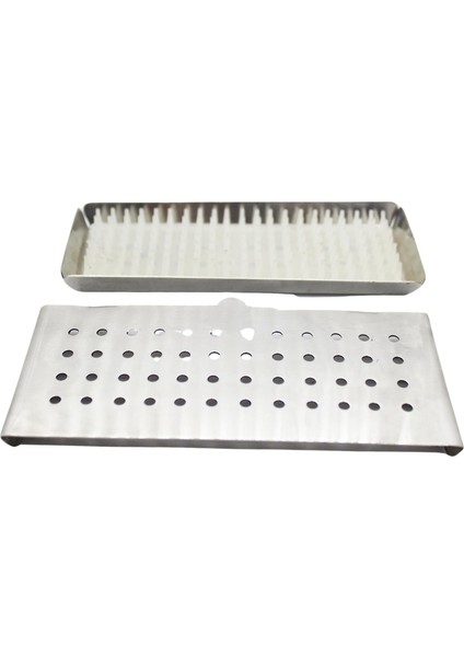 Cerrahi Metal Sterilizasyon Konteyner 14X6X1 cm Cerrahi Konteyner Tıbbi Laboratuvar Malzemesi