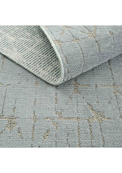 Berry 8205 Gri Halı Bohem Oturma Odası Halısı Kaymaz Taban Halı Kesme Halı Yolluk Ince Halı Kilim