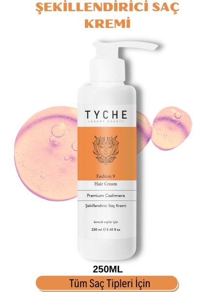 Luxury Beauty Durulanmayan Bukle Belirginleştirici ve Şekillendirici Saç Kremi Fashion 9 Hair Cream 250ML