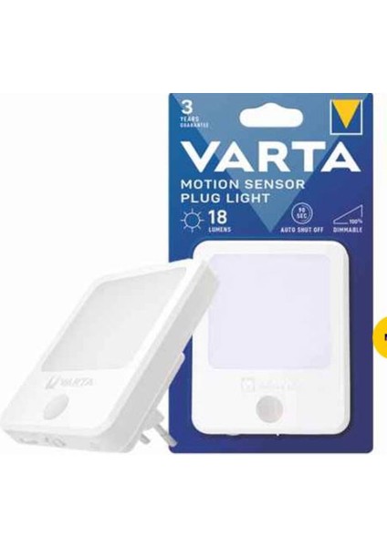 Motion Sensor Plug Light Fişli 18624 Varta