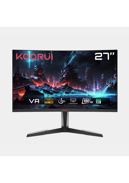 27" 27E6CA 180Hz 1ms Va Fhd (Hdmı, Displayport) Curved Gaming Monitör