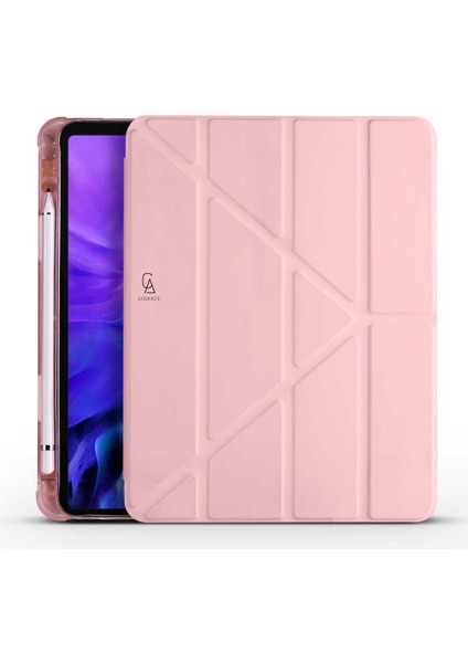 Apple iPad Air 11 (A2902-A2903-A2904) 2024 Uyumlu Kalemlikli Tablet Kılıfı Ekran Koruyucu Kalem Seti