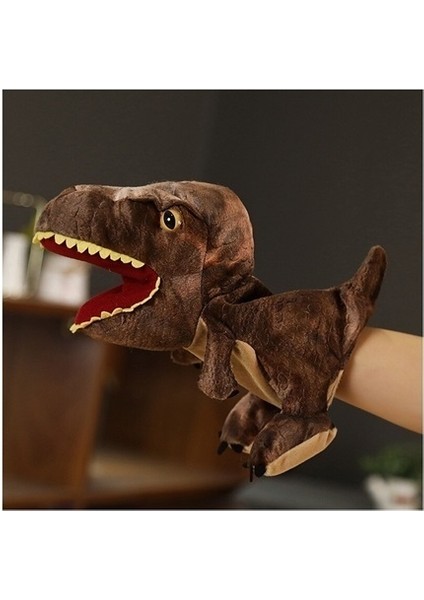 Simülasyon Dinozor El Kuklası Peluş Oyuncak (Yurt Dışından)