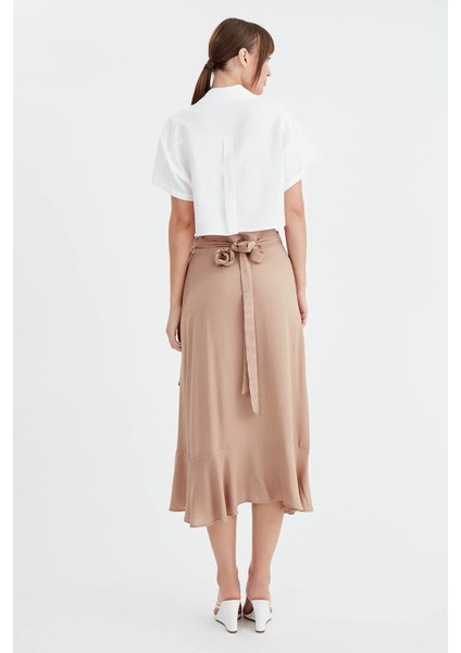 Midi Boy Fırfırlı Etek fırsatları