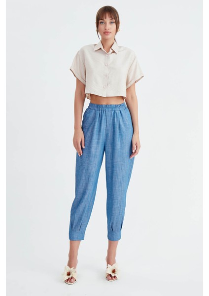 Düşük Omuz Crop Gömlek modelleri