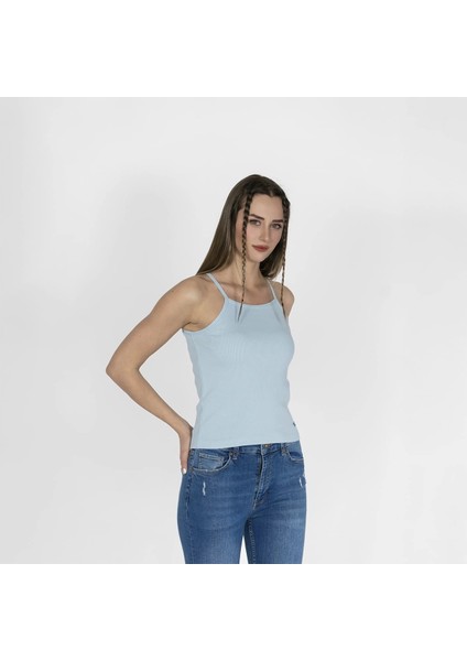 Nakışlı Kaşkorse Kadın Mavi Atlet fiyatları