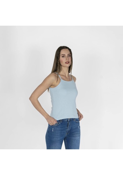 Nakışlı Kaşkorse Kadın Mavi Atlet fırsatları