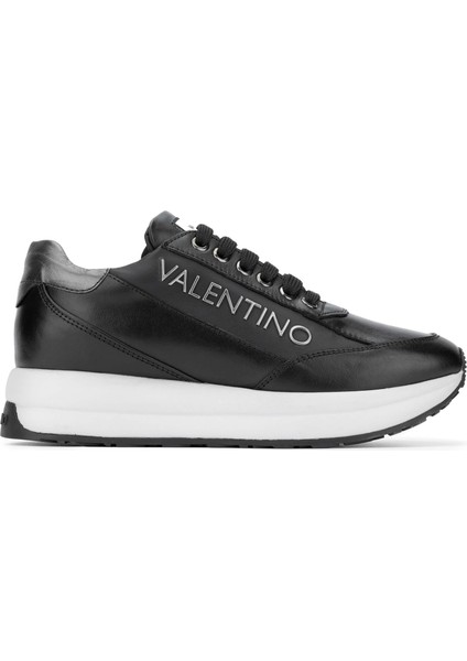 Kadın Hakiki Deri Siyah Sneakers & Spor Ayakkabı 1040 91E1002 Bn Ayk Y24 Black/gunmetal