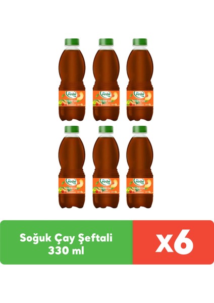 Soğuk Çay Şeftali 330 ml x 6 Adet