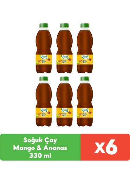 Soğuk Çay Mango & Ananas 330 ml x 6 Adet