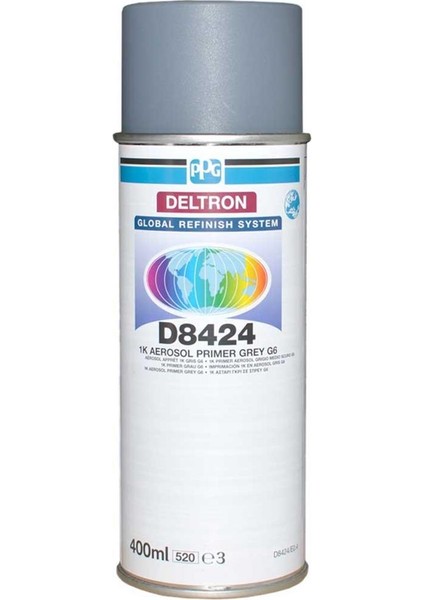 Deltron D8424 Dolgu Astar Sprey Gri 400ML