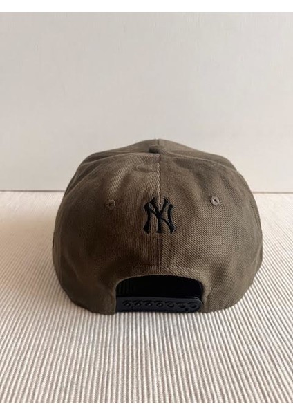 Ny Nakışlı Arkasından Ayarlanabilir Unisex Haki Renk Hip Hop Şapka indirimleri