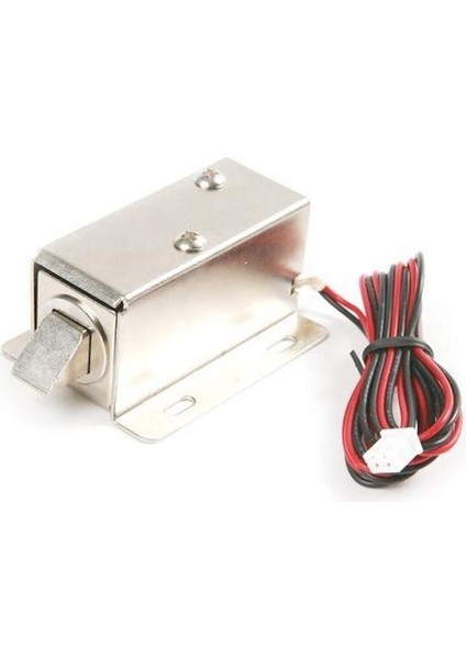 12V Dc 0.6A 7.5W Solenoid (Elektronik Kapı Kilidi Için Düz Kilit)