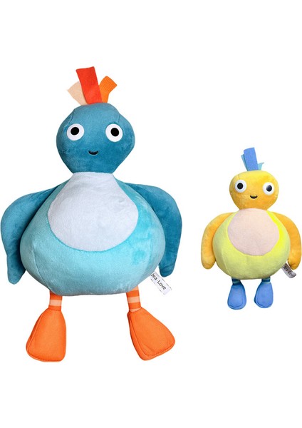 Twirlwoos Eğlenceli Robin Peluş Oyuncak Çocuk Hediyesi Bebeğin Animasyonu 2 Parçalı Set (Yurt Dışından)