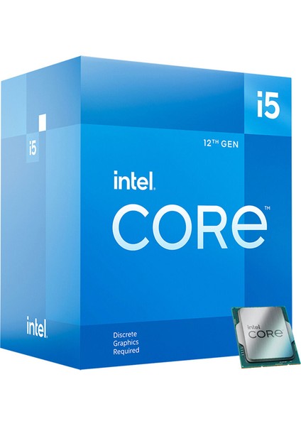 CORE i5-12400F 2.50Ghz 18MB 1700p 12.Nesil FANLI VGASIZ