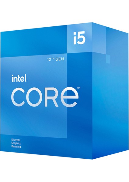 CORE i5-12400F 2.50Ghz 18MB 1700p 12.Nesil FANLI VGASIZ