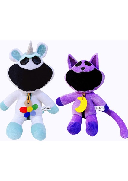 25CM Gülümseyen Critters Bebek Korku Oyuncak Peluş 2 Parçalı Set (Yurt Dışından)