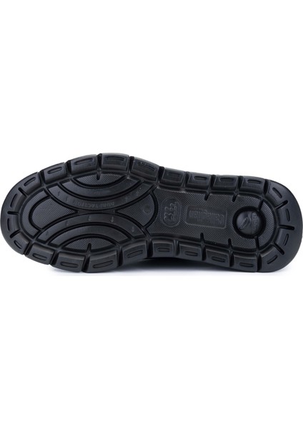 Erkek Hakiki Deri Siyah/gri Sneakers & Spor Ayakkabı 618 45414 Erk Ayk SK22/23 Hudson/negro