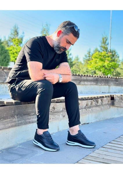 BLACK LAYB 0639 HAKİKİ DERİ ERKEK SNEAKER SİYAH fiyatları