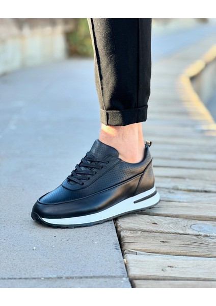 BLACK LAYB 0639 HAKİKİ DERİ ERKEK SNEAKER SİYAH modelleri