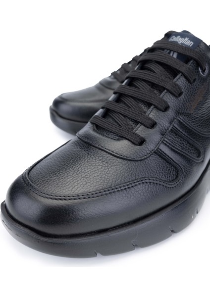Erkek Hakiki Deri Siyah Sneakers & Spor Ayakkabı 618 45420 Erk Ayk SK23/24 Negro
