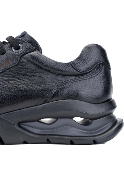 Erkek Hakiki Deri Siyah Sneakers & Spor Ayakkabı 618 45420 Erk Ayk SK23/24 Negro