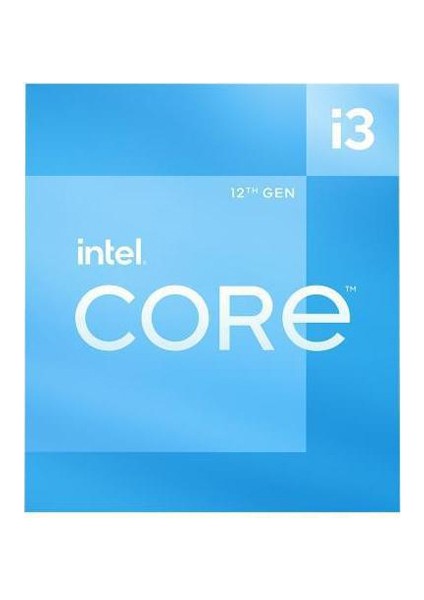 CORE i3-12100 3.30Ghz 12MB 1700p 12.Nesil FANLI BOX