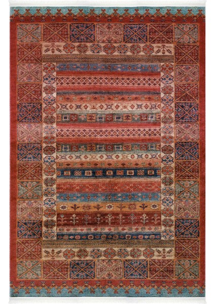 Vintage 04 Multi Antik Desen Makinede Yıkanabilir Halı Kaymaz Dijital Baskı Ince Mutfak Halısı