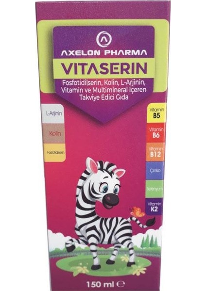 Axelon Pharma Vitaserin Sıvı Şurup 150 ml