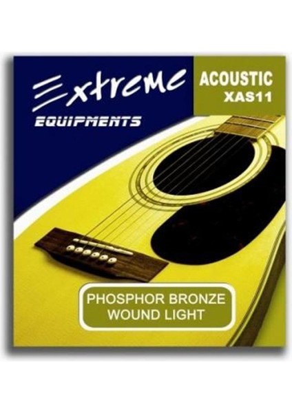 Gitar Aksesuar Akustik Tel Extreme XAS11