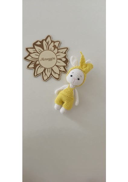 Amigurumi Tulumlu Tavşan Oyunca