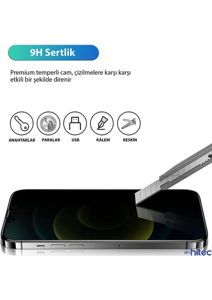 Iphone 12 Uyumlu Tam Kaplayan Hayalet Cam Ekran Koruyucu