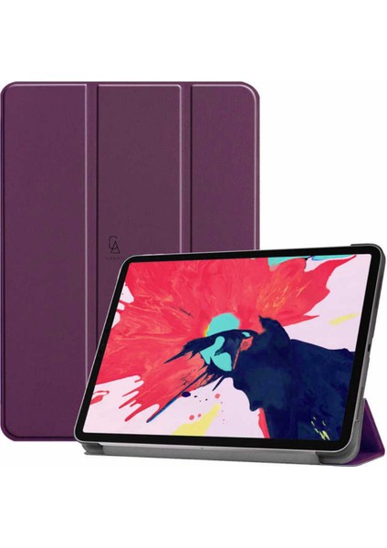 Apple iPad Air 11 Inç 2024 Uyumlu Tablet Kılıf Smart Özellikli Uyku Modlu Kapaklı Tablet Kılıfı
