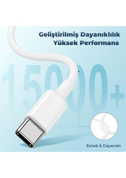 By Deji iPhone 15 16 - 15 16 Pro - 15 16 Plus - 15 16 Pro Max Uyumlu Hızlı Şarj Aleti 25w Type-C