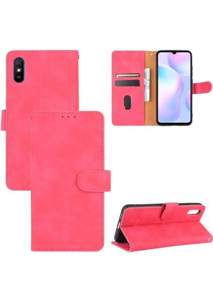 Mays Shop Xiaomi Redmi 9A Kart Ekleme Tam Koruma Deri Folio Için Kılıf (Yurt Dışından)