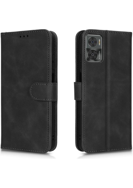 Motorola Moto E22 4G/E22I 4g Deri Folio Flip Case Tam Kart (Yurt Dışından)
