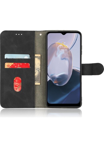 Motorola Moto E22 4G/E22I 4g Deri Folio Flip Case Tam Kart (Yurt Dışından) indirimleri