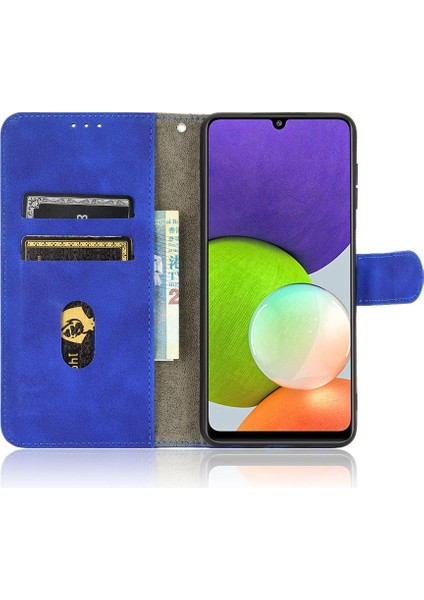 Kart Tutucu Kickstand ile Samsung Galaxy A22 4g Kart Ekleme Için Kılıf (Yurt Dışından)