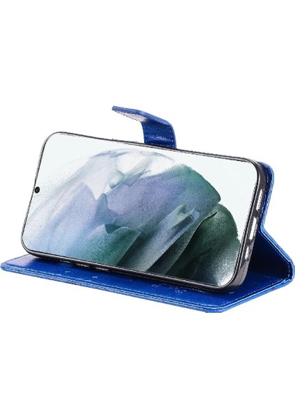 Samsung Galaxy S22 Uitra Flip Kickstand Darbeye Kapak Manyetik (Yurt Dışından)